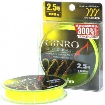 Монолеска DAIWA GINRO TRIPLE GANMA 1.85-100 зелено-желтая 0743 Монолеска DAIWA GINRO TRIPLE GANMA 1.85-100 зелено-желтая 0743